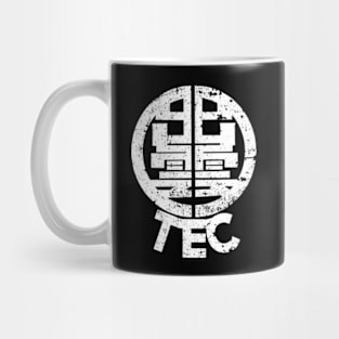 Kaiju No. 8 Anime Black and White Icons Izumo Tech Company Logo Anti-Kaijuu Weapon Maker Symbol KN8-4 (WHITE VERSION) Mug